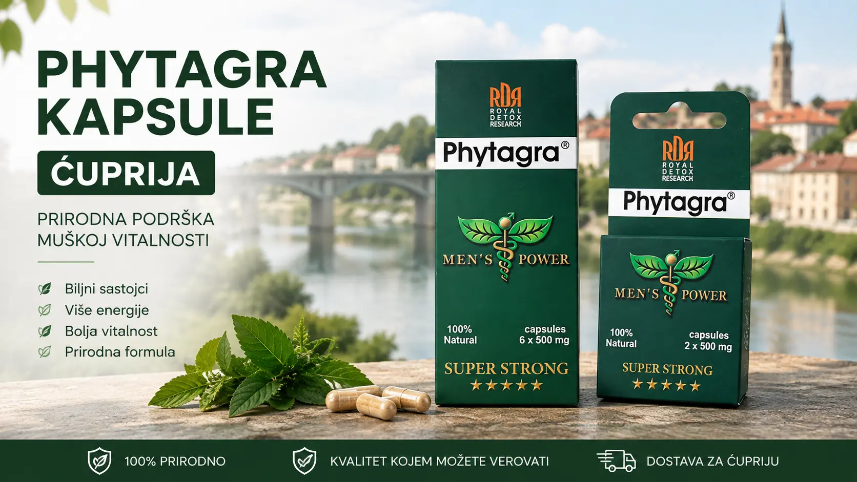 Phytagra kapsule Ćuprija – originalna pakovanja Phytagra Men's Power